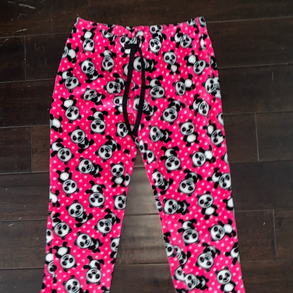Panda Fluffy Pajama Pants